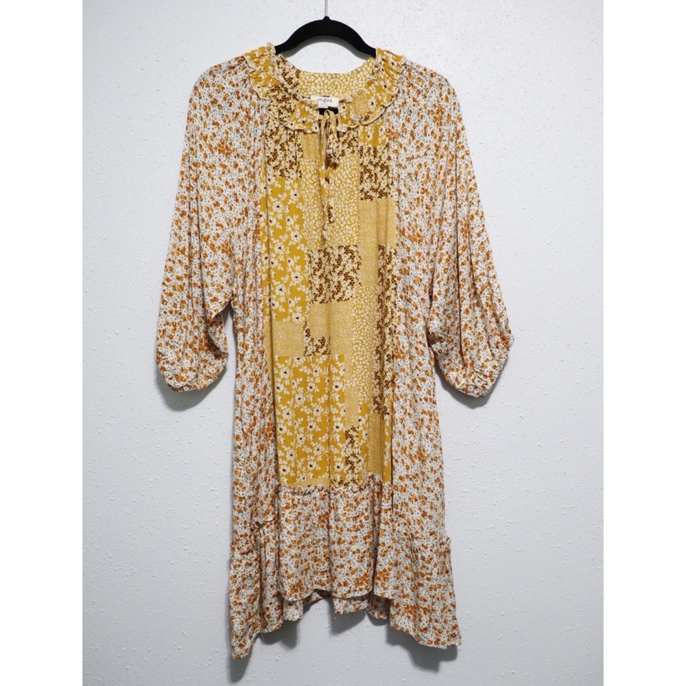 UMGEE | Yellow Floral Flowy Dress Size L